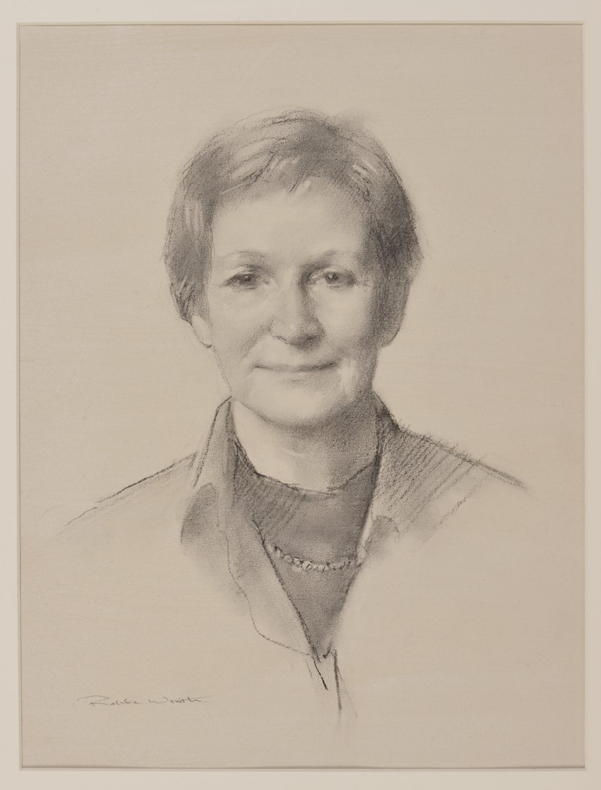 Caroline Thomas (Charcoal drawing)