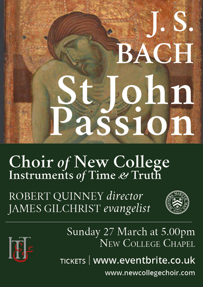 Bach, St John Passion Concert image