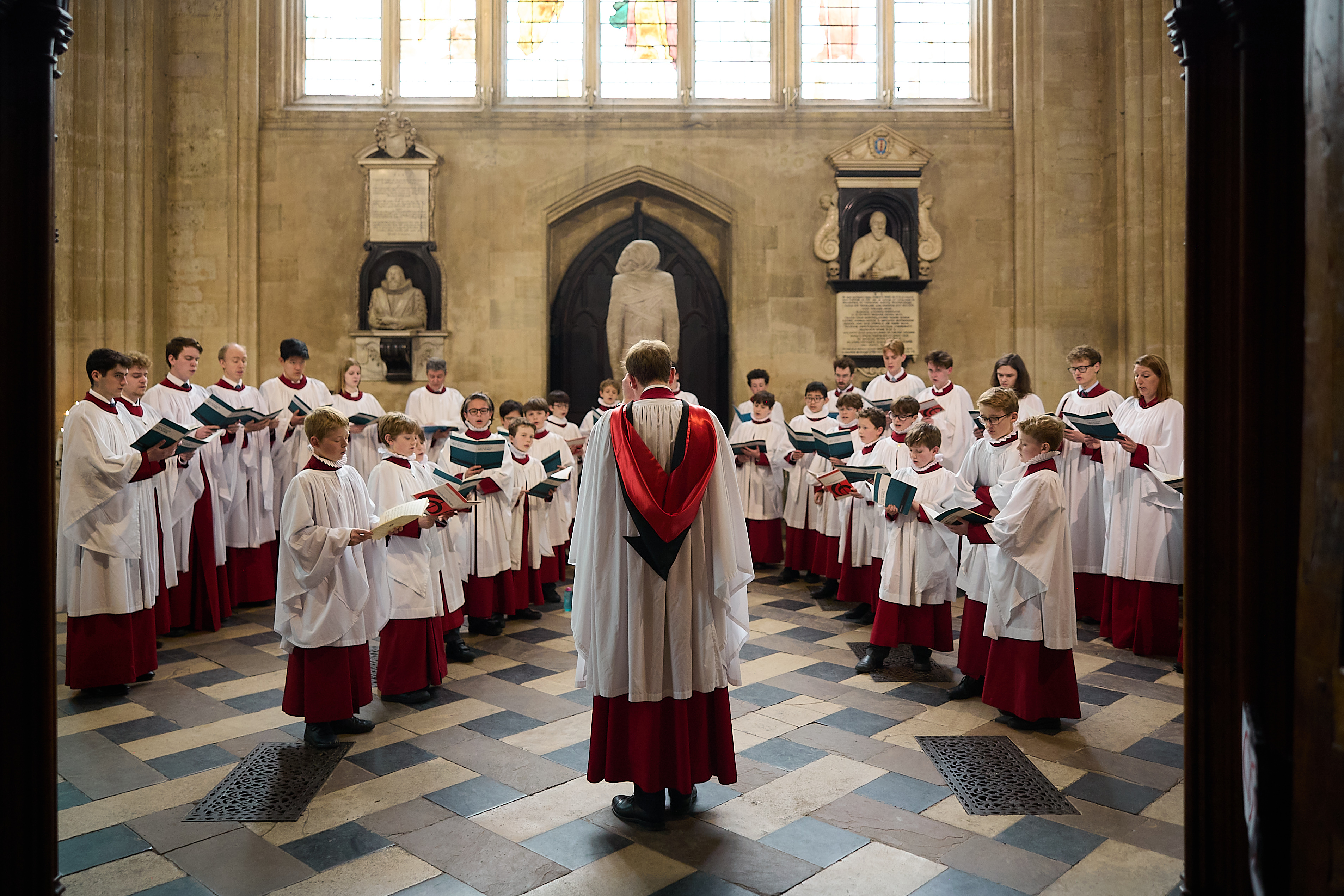 New College Choir by Ian Wallman