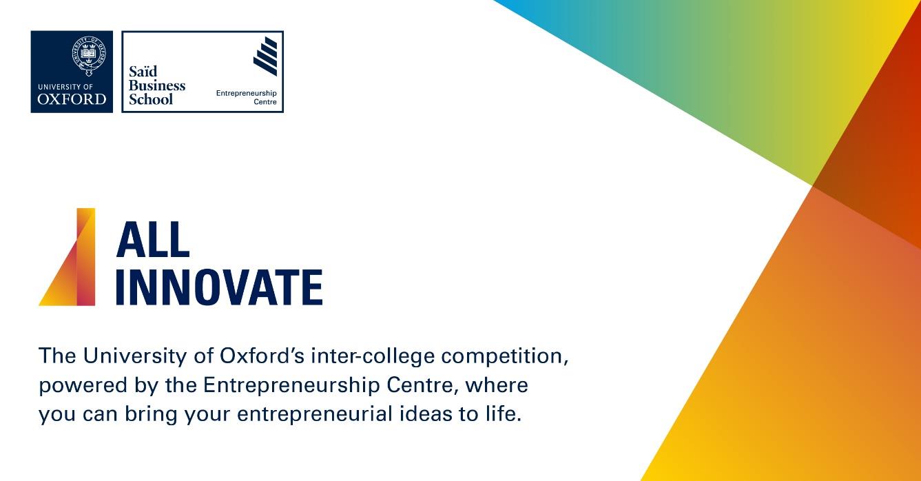 Graphic: All Innovate - The University's inter-college competition to bring entrepreneurial ideas to life