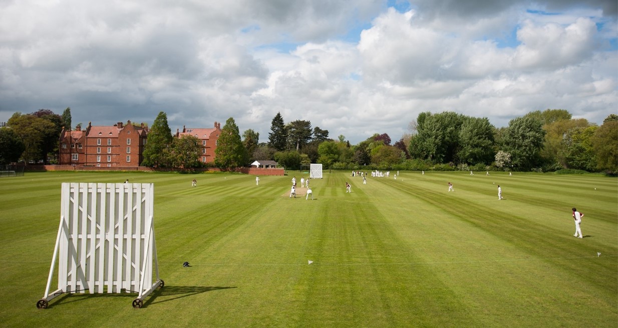 Cricket on the Weston Sports Ground