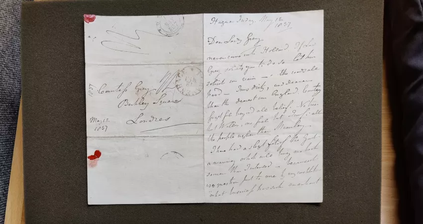 An old handwritten letter