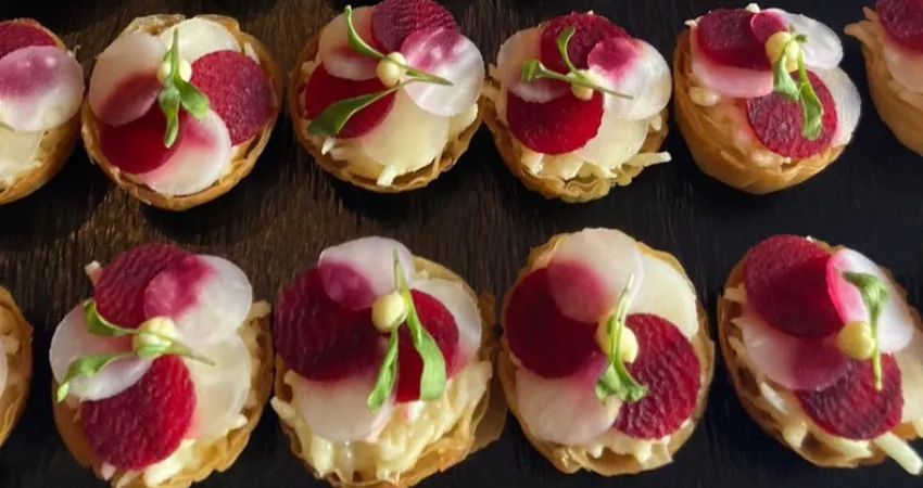 Canapes in two lines