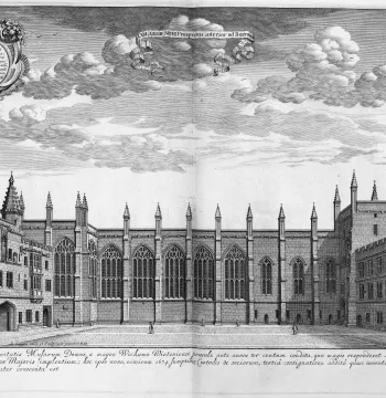 New College Library, Oxford, BT1.5.3, plate 20 opening (greyscale)